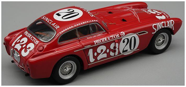 Tecnomodels 1:43 Scale Ferrari 340 Mexico Carrera Panamericana 1952 #20 Luigi Chinetti/Jean Lucas