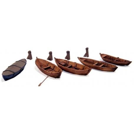 Artitec N Scale Rowboat 1:160 Resin Kit, Unpainted