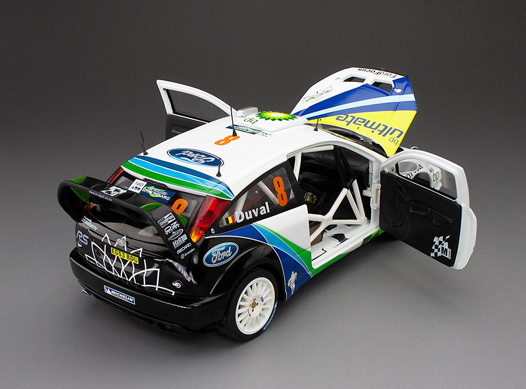 Sunstar 1:18 Scale Ford Focus RS WRC '04-#8 F.Duval/S.Prevot 2nd Rally Deutschland 2004 (999pcs)