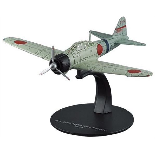 Atlas Editions 1:72 Scale Mitsubishi A6M2 Zero 11 1:72 WW2 Planes