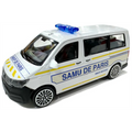 Burago 1:43 Scale VW T6.1 Transporter Samu De Paris 2020