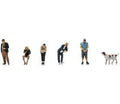 Artitec 1:87 Scale Trinkhalle Figures (6x) Ready-Made Figures