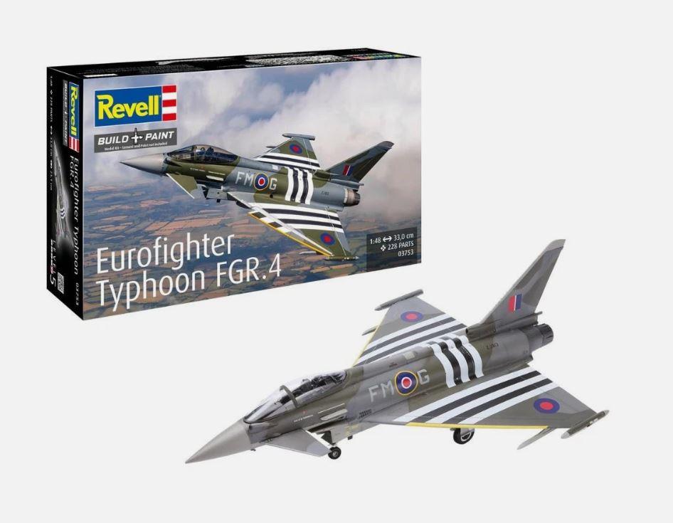 Revell 03753 1/48 Scale Eurofighter Typhoon FGR.4 MOGGY RAF Display Team Model Kit