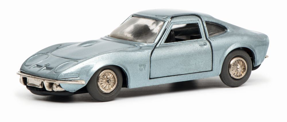 Schuco   Micro Racer Opel GT Blue Met.