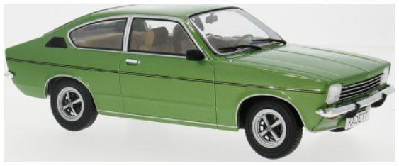 MCG Model Car Club 1:18th Scale Opel Kadett C Coupe Green 1975