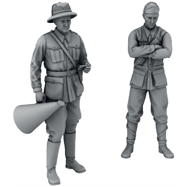 IBG 1:72 Scale Italian Army Soldiers in North Africa (3D Printed - 2 Figures)