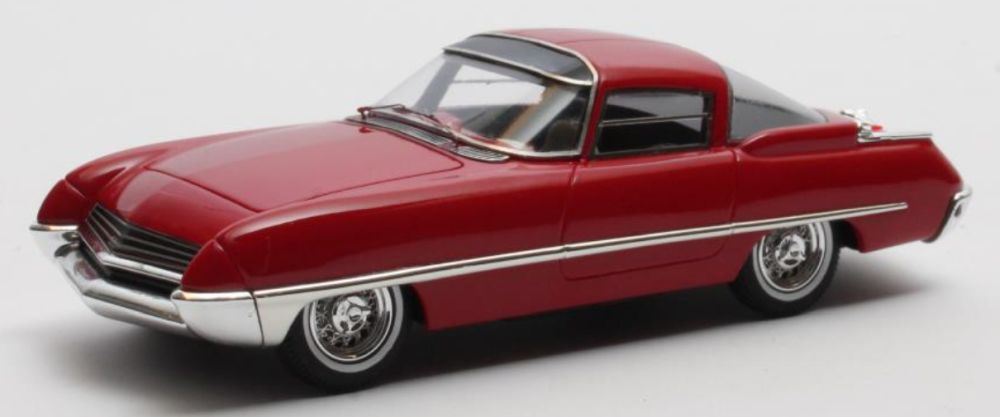 Matrix 1:43 Scale Ford Cougar 406 Concept Red Metallic 1962