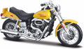 Maisto 1:18 Scale Harley-Davidson Fxs Low Rider 1977 Yellow (38)