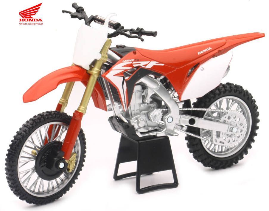 New-Ray 1:12 Scale Honda Cross CRF 450 R 2017 (Asst #42453)