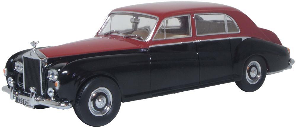 Oxford 1:43 Scale Rolls Royce Phantom V James Young Claret Black
