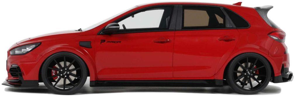 OTTO 1:18 Scale Prior Design I30 N Engine Red 2021