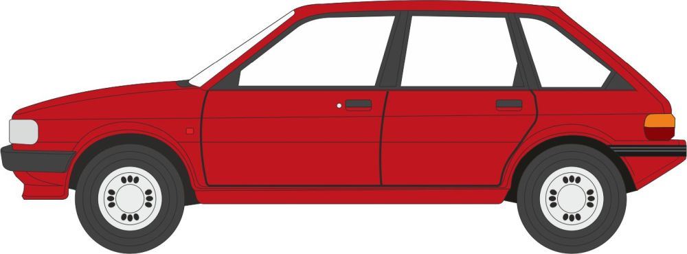 Oxford Diecast 1:76 Scale Austin Maestro Targa Red