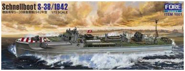 Foreart 1:72nd Scale Schnellboot S-38/1942