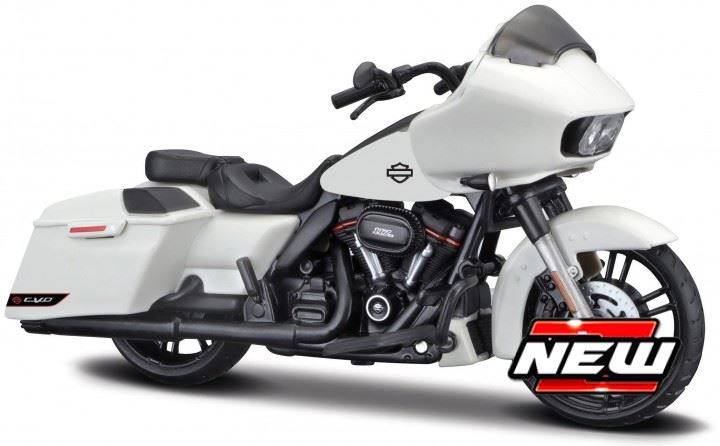 Maisto 1:18 Scale H-D CVO Road Glide 2018 - Grey (40)