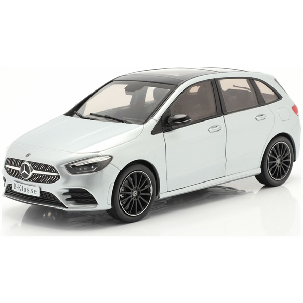 Dealer Model 1:18 Scale Mercedes B-Class (W247) 2018 Iridium Silver 1:18 - Z-Models