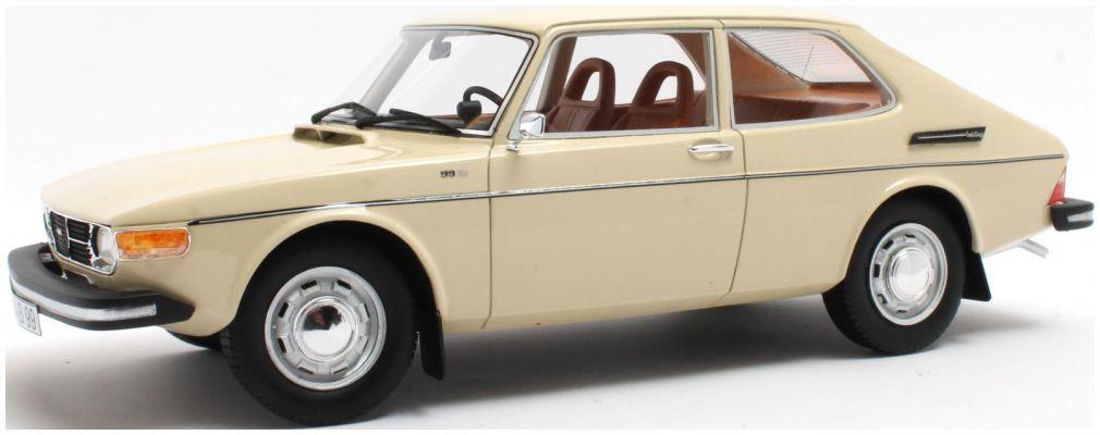 Cult 1:18 Scale Saab 99 Combi Orchid White 1975