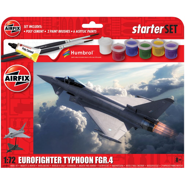 Airfix 1:72 Scale Starter Set - Eurofighter Typhoon FGR.4