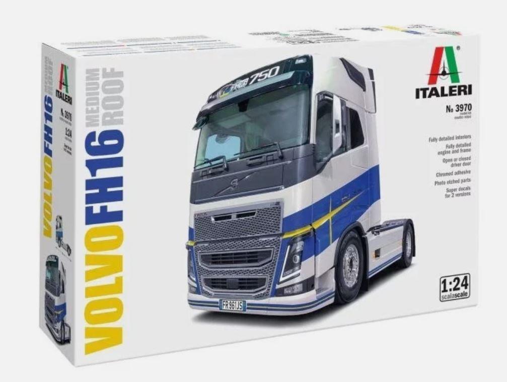 Italeri 3970 1/24 Scale Volvo FH16 Medium Roof