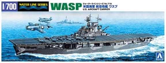 Aoshima  1:700th Scale U.S. Navy Aircraft Carrier USS Wasp