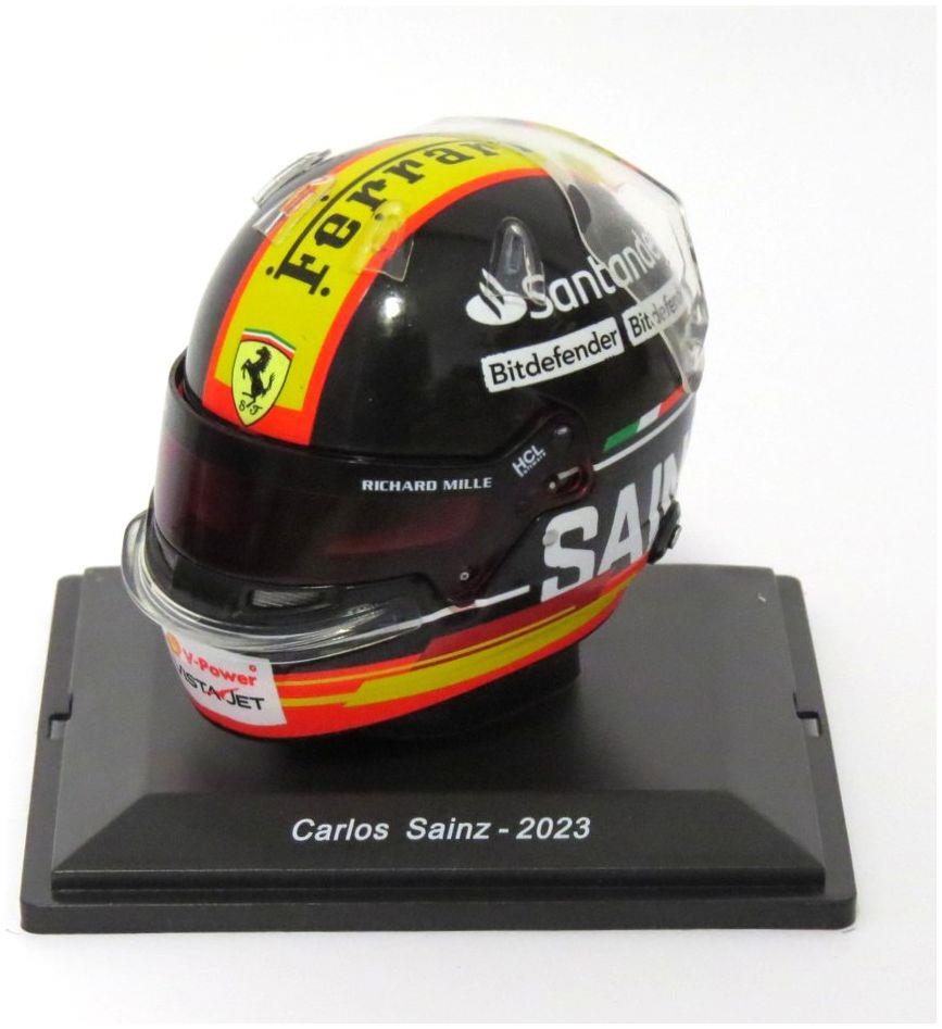 Atlas Editions 1:5th Scale Carlos Sainz - 2023 - Gran Premio d'Italia Ferrari F1 Helmet Collection