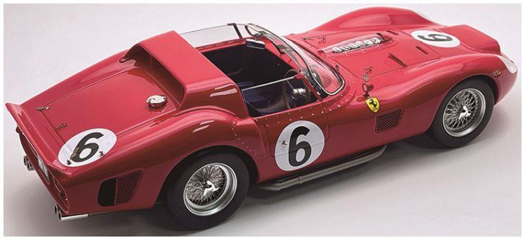 Tecnomodels 1:18 Scale Ferrari 330 TRI-LM Le Mans 24h 1962 #6 Winner O.Gendebien/P.Hill (w/Showcase)