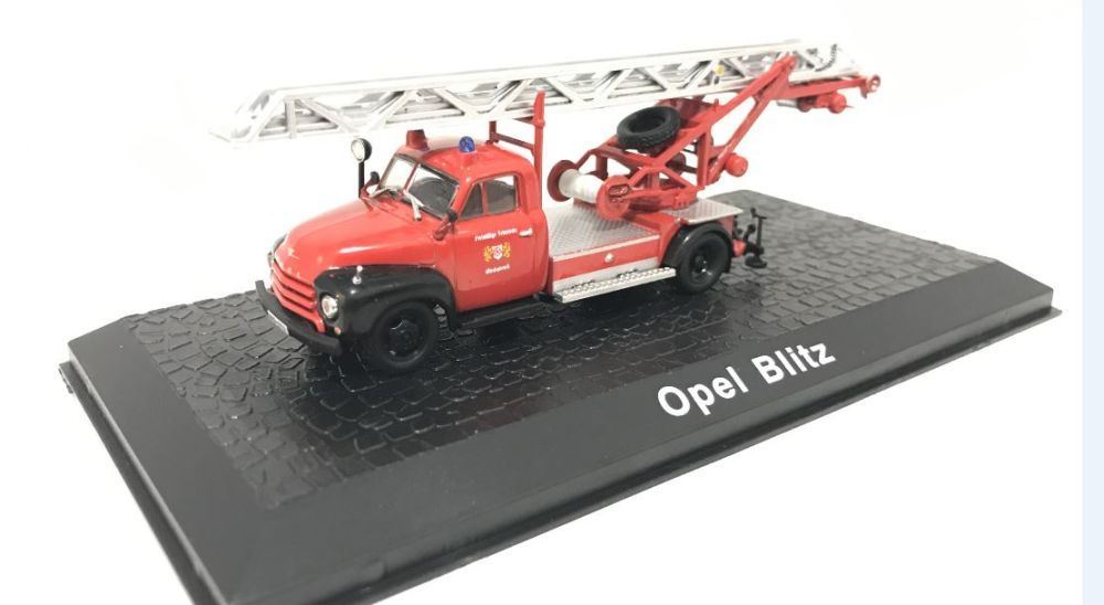 Atlas Editions 1:72 Scale Firetruck (Cased) - Opel Blitz