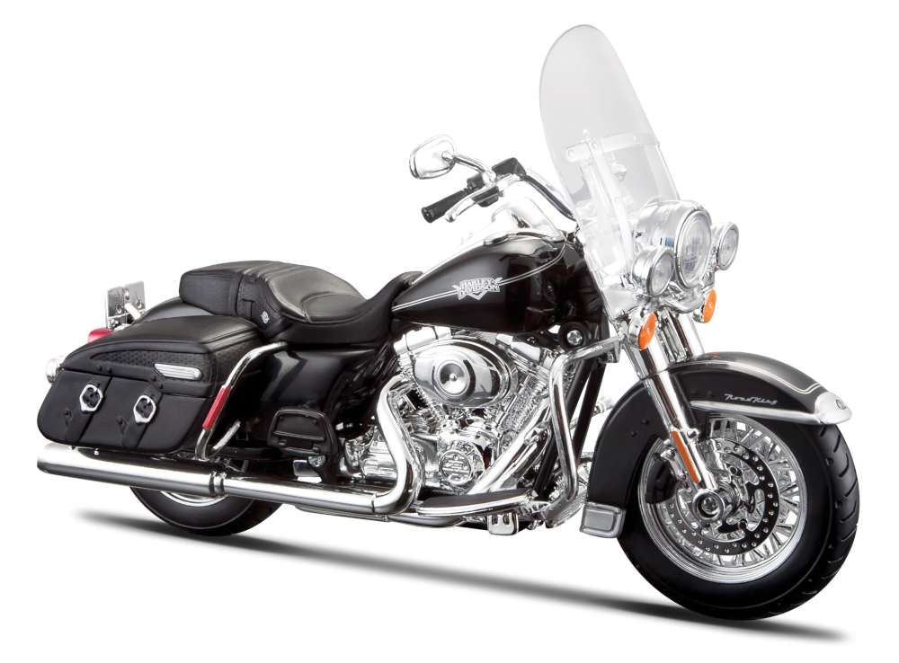 Maisto 1:12 Scale H-D 2013 Flhrc Road King Classis - Black