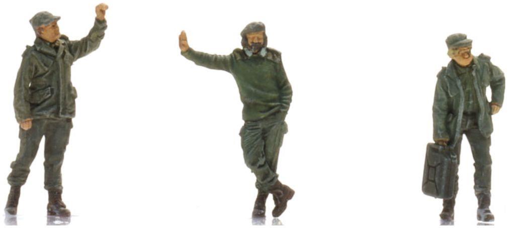 Artitec  1:87th Scale Out of Gas - Dutch Army (3x) Ready-Made, Painted