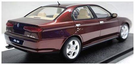 Cult Models 1:18 Scale Alfa Romeo 166 Super 3.0 Red Metallic 1998-2002
