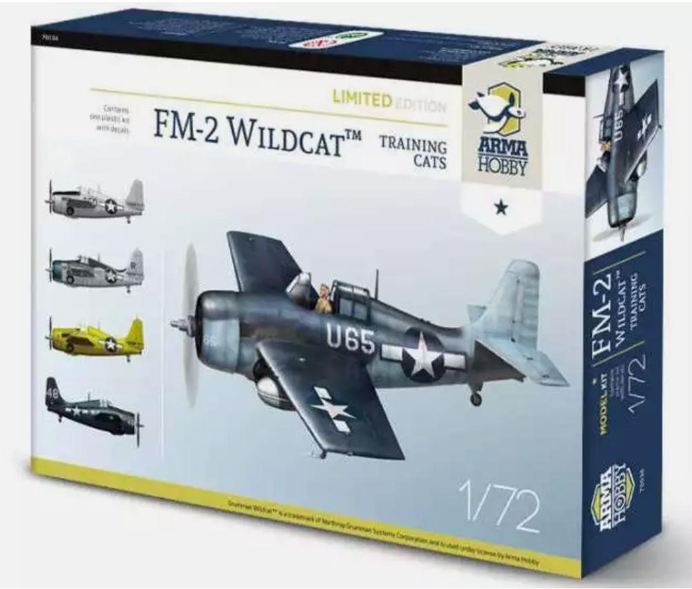 Arma Hobby  70034 1/72 Scale Grumman FM-2 Wildcat ‘Training Cats’ Limited Edition