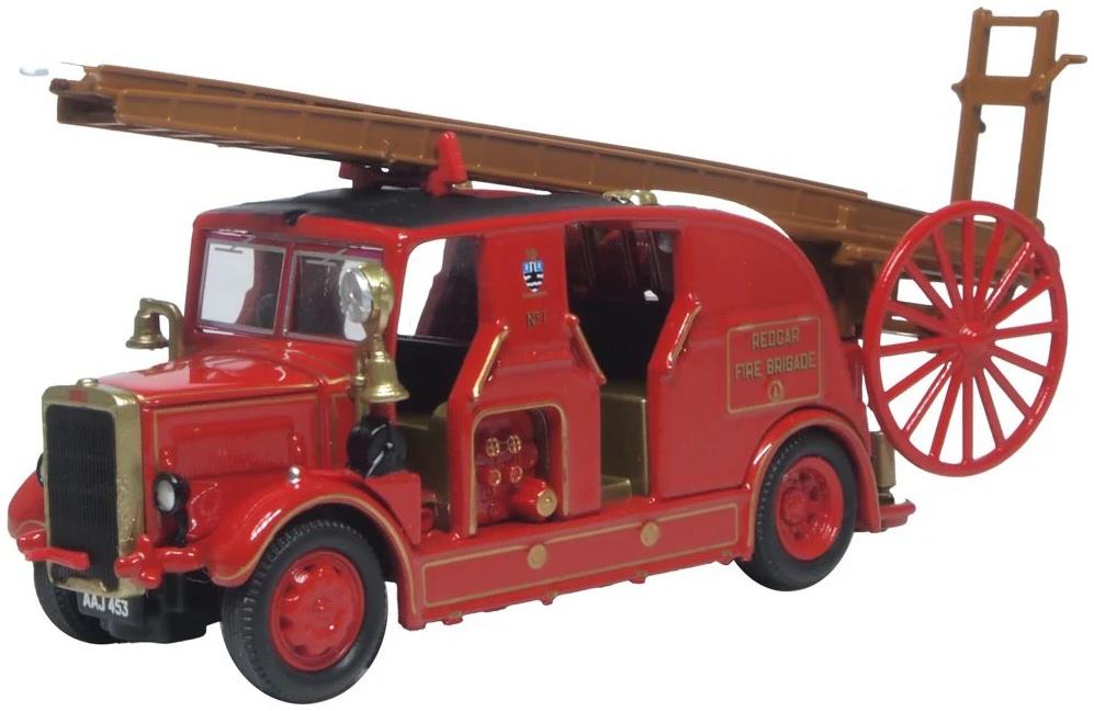 Oxford 1:76 Scale Leyland Cub FK7 Redcar Fire Brigade