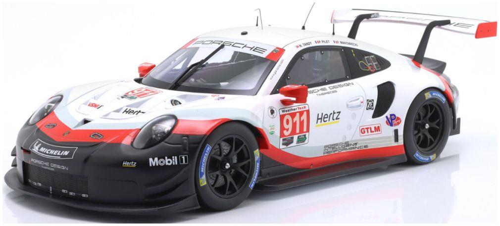 IXO  1:12th Scale Porsche 911 (991) RSR #911 24h Daytona 2018 Porsche GT Pilet/Makowiecki/Tandy