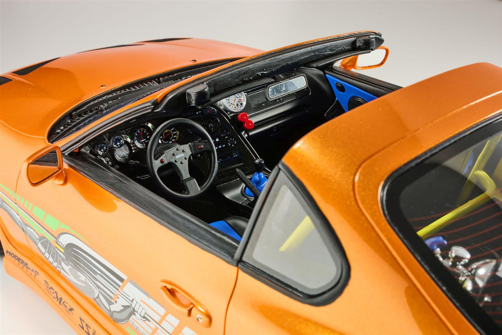 Kyosho  1:12th Scale Resin - Toyota Supra Turbo Fast and Furious Orange / Decals