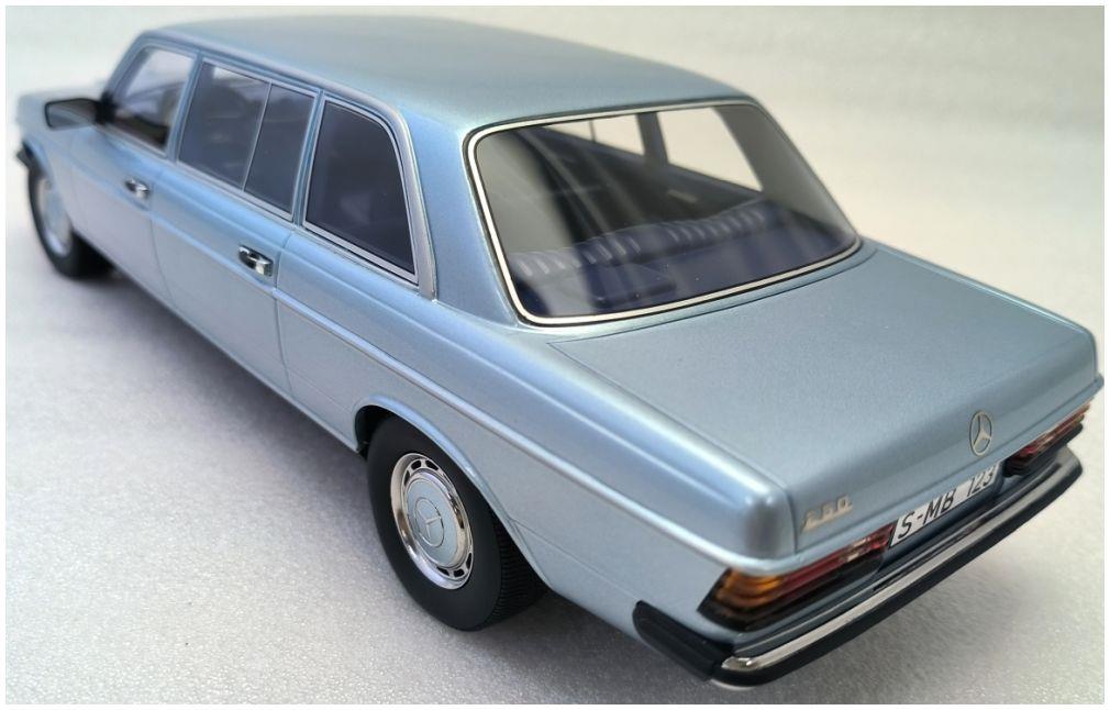 Cult 1:18 Scale Mercedes Benz W123 Lang Diamond Blue 1978