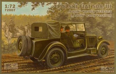 IBG 1:72 Scale Polski Fiat 508/III 'Lazik' Wersja Wczesna ('Lazik' Early Version)