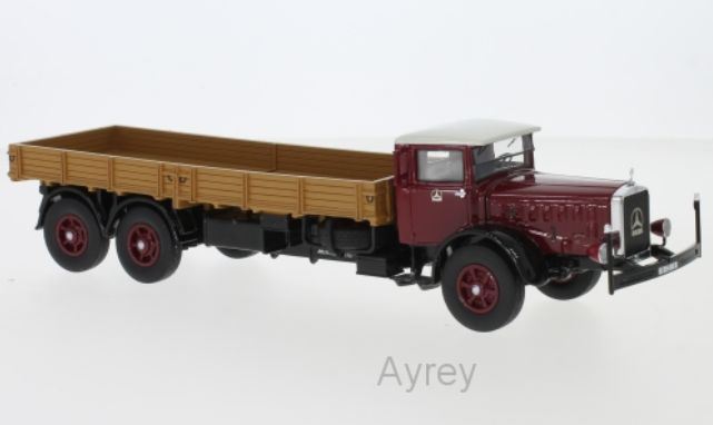 NEO 1:43 Scale Mercedes L 10000 Dark Red/Beige 1937