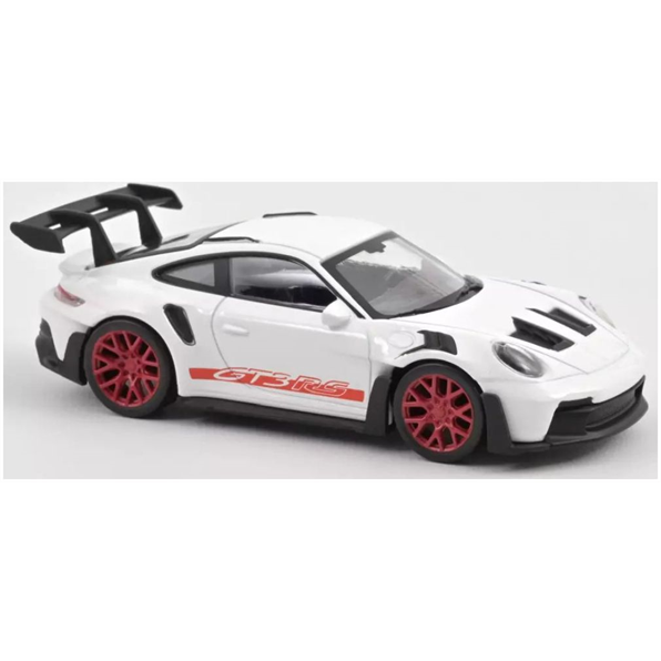 Norev 1:43 Scale Porsche 911 GT3 RS 2022 White w/Red Stickers