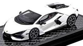 LCD Model 1:64 Scale Lamborghini Revuelto White
