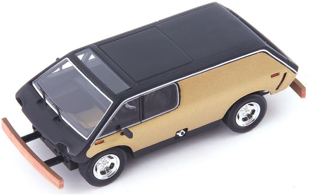 Autocult 1:43rd Scale Brubaker Box Van Gold Black