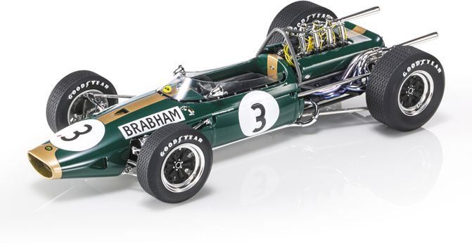 GP Replicas 1:18 Scale Brabham BT19 #3 Jack Brabham GP Germany Winner 1966
