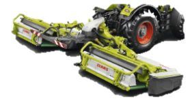 Britains 1:32 Scale CLAAS Disco Rear Butterfly Mower