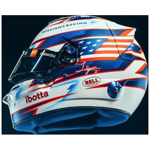 Spark 1:5 Scale Logan Sargeant 2024 Helmet