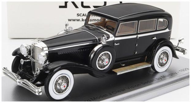 Kess 1:43 Scale Duesenberg Model J Black Berline Clear Vision Sedan by Murphy 1929