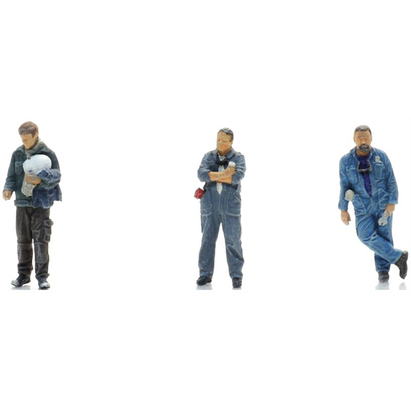 Artitec 1:87 Scale Steelworkers Meeting (3x) Ready-Made Figures