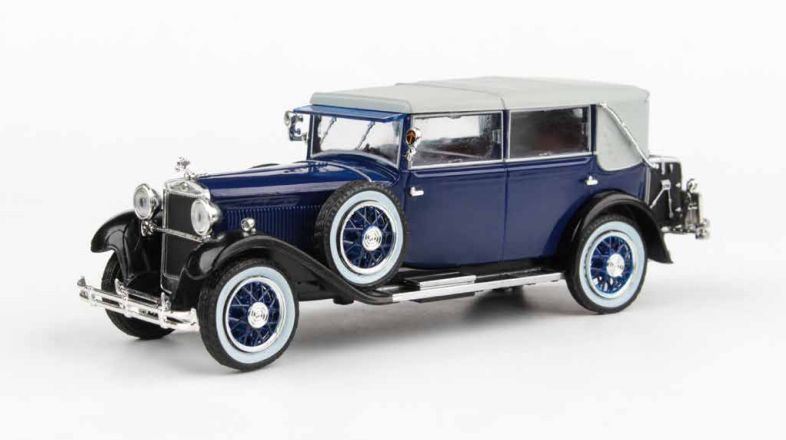 Abrex 1:43 Scale Skoda 860 (1932) Modra Blue
