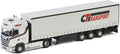 WSi 1:50 Scale Scania S Highline CS20H 4X2 Curtainside Trailer 3 Axle 'Corne Timmer Transport'
