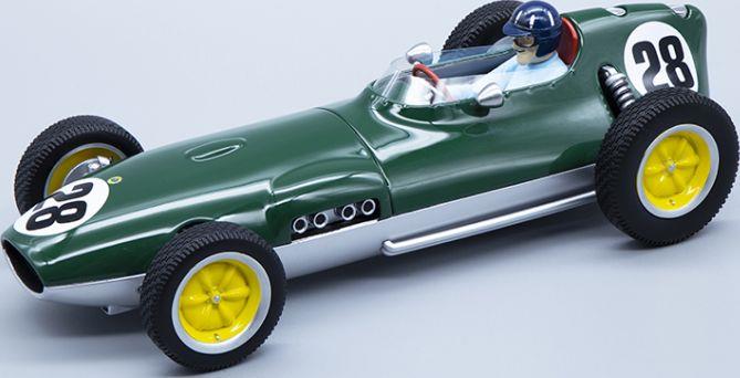 Tecnomodels� 1:18 Scale Lotus 16 Championship 1959 British GP #28 Aintree Graham Hill w/Figure