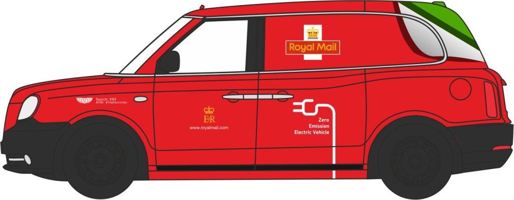Oxford Diecast 1:43 Scale TX5 Taxi Prototype VN5 Van Royal Mail