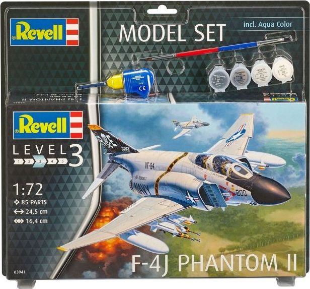 Revell 1:72 Scale F-4J Phantom II 'Model Set'
