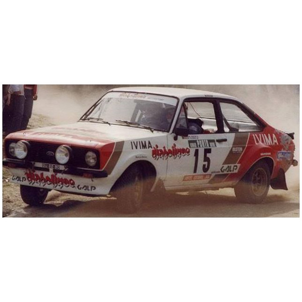 Sunstar 1:18 Scale Ford Escort RS1800 #15 Santos/Oliveira Rallye de Portugal Vinho do Porto 1983